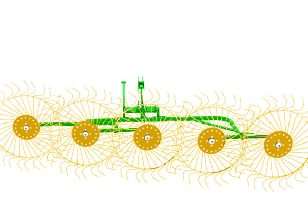 Грабли-сеноворошилки Flagman | Флагман RR-05